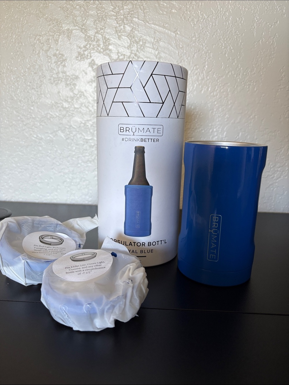 Brumate Royal Blue Hopsulator Bott'l - Bottle Cooler, Bottle Coozie